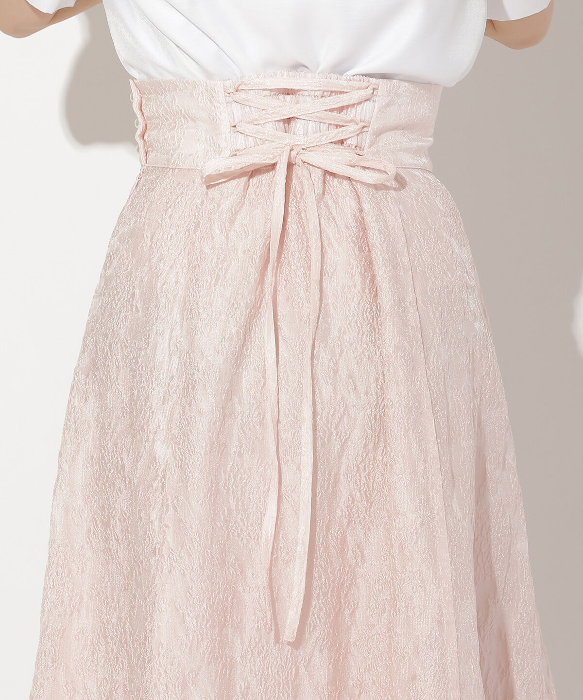 WILLSELECTION「エンボスジャガードフレアスカート」|フレア|