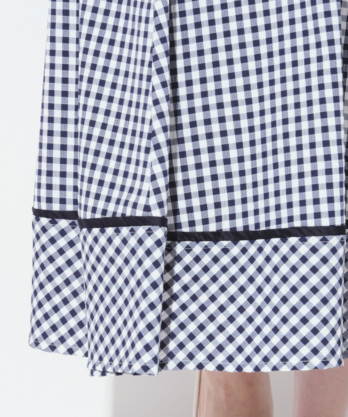 WILLSELECTION「ギンガムパフ袖ワンピース」|ワンピース|