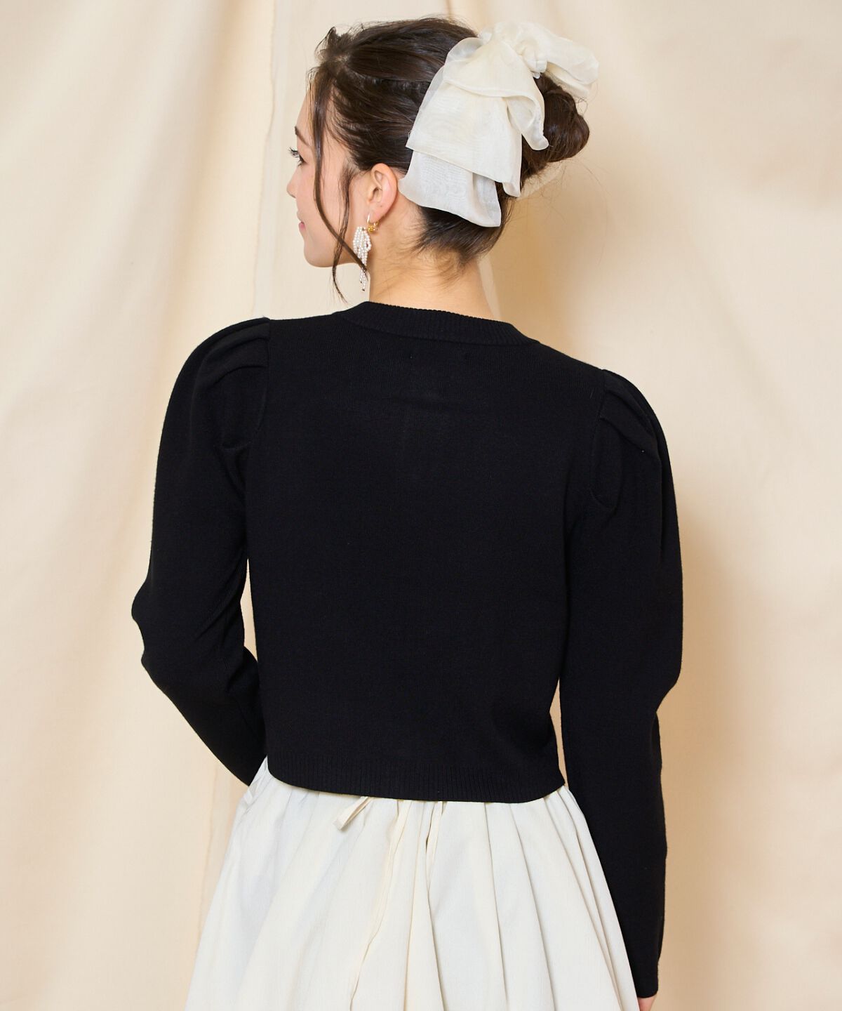 WILLSELECTION「タックスリーブニットカーディガン」|カーディガン|