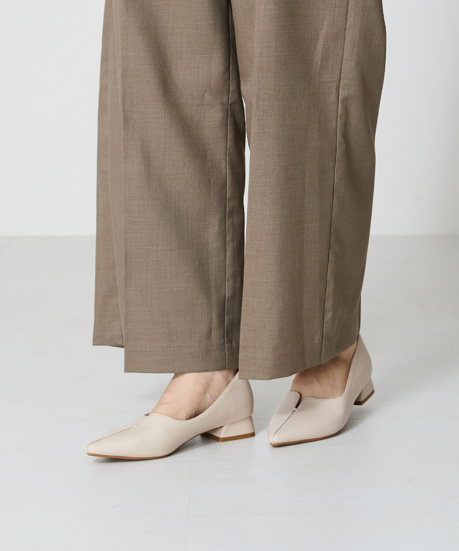 ORiental TRaffic「【WEB限定/累計2万足突破】フレア ヒール ポインテッドトゥ パンプス /45301 ヒール2.8ｃｍ 通勤靴 」|パンプス|