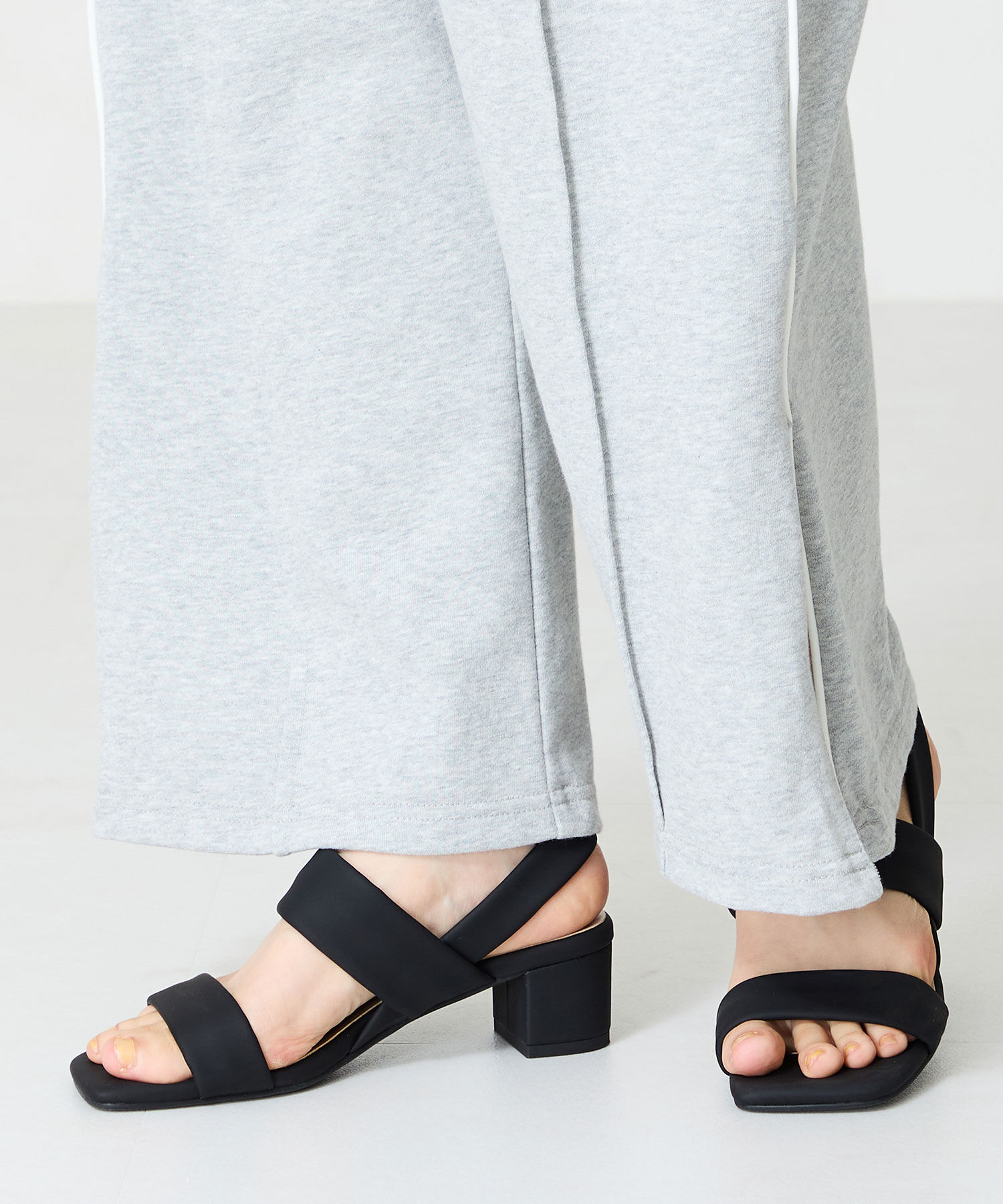 WA Oriental TRaffic「ソフトレザーダブルベルトサンダル/52208 柔らかい 人気 フィット トレンド」|サンダル|