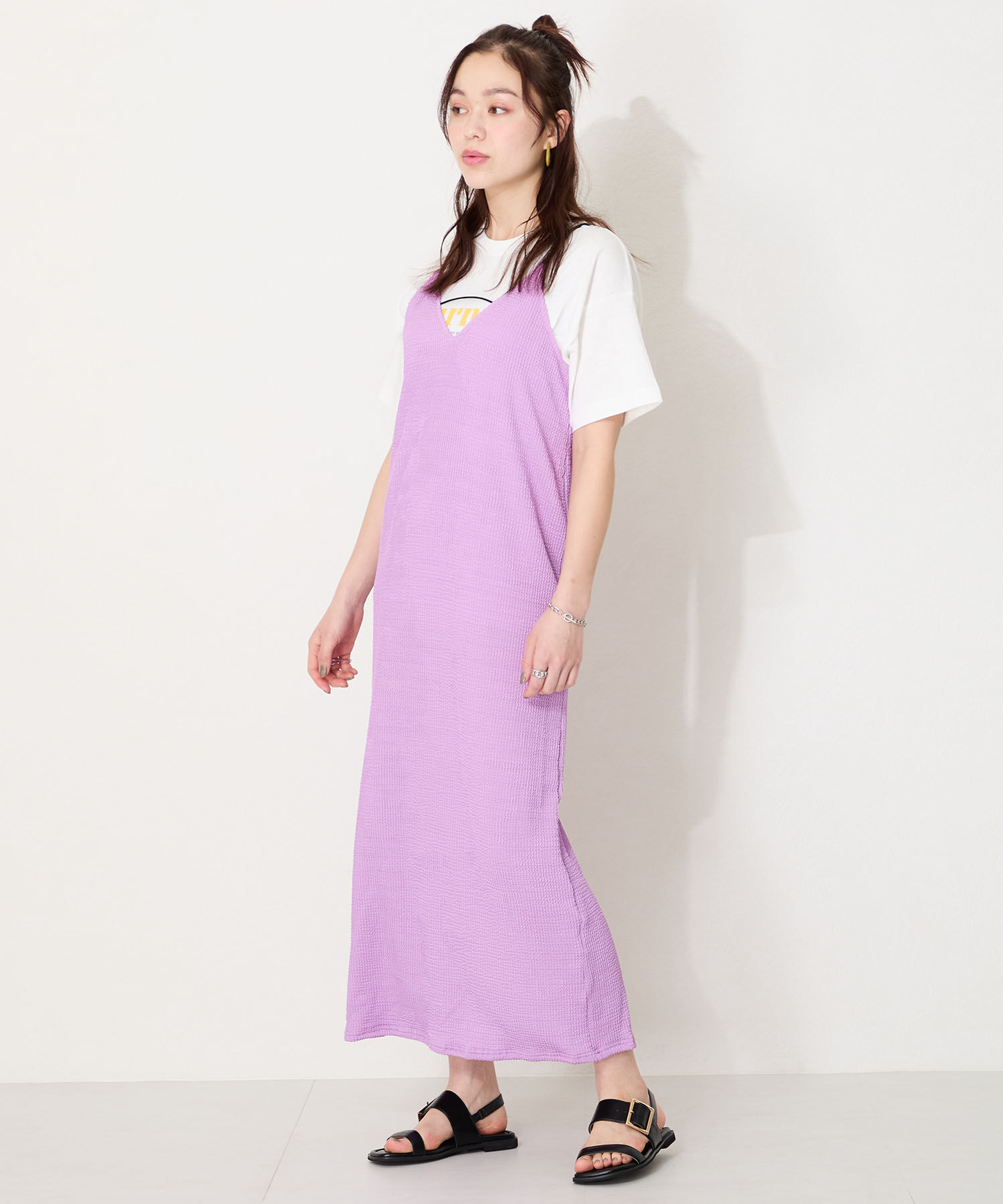 WA Oriental TRaffic「●2025春夏新作●ベルトバックルフラットサンダル/52217 サンダル トレンド 人気 フラット」|サンダル|