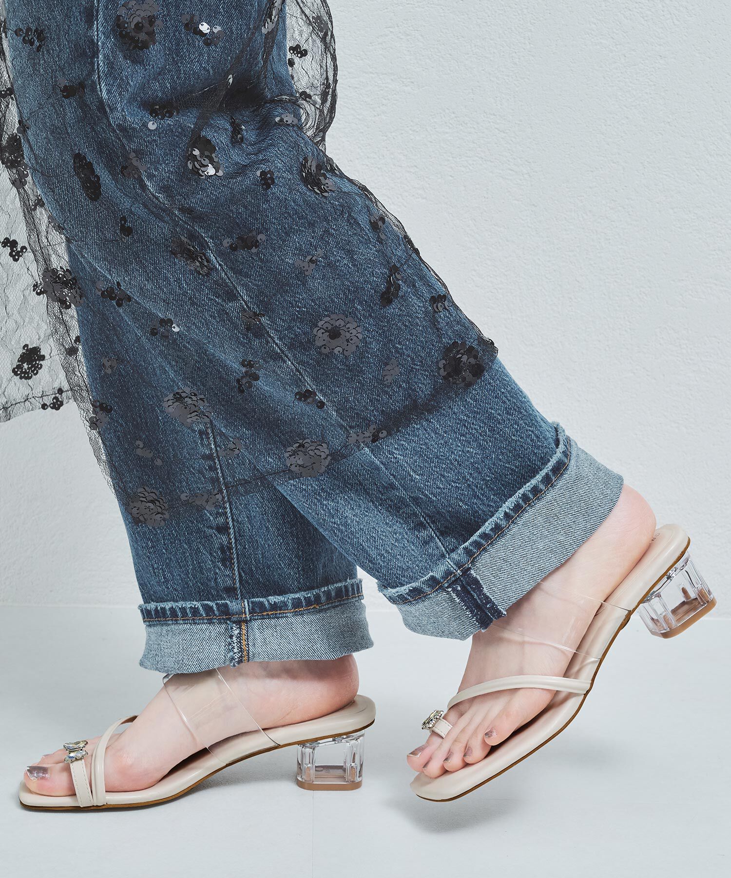 ORiental TRaffic「●2025春夏新作●バタフライモチーフPVCサンダル/51228 人気 トレンド 」|サンダル|