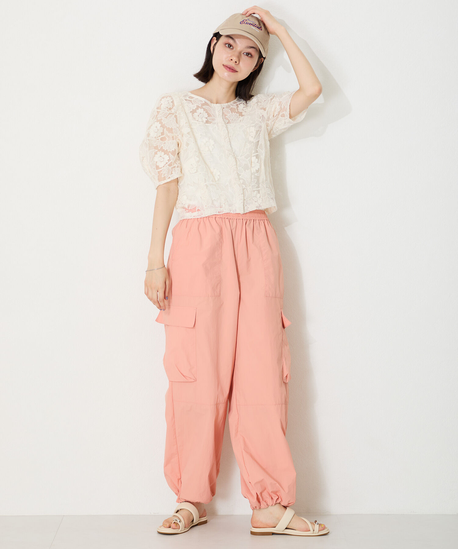 ORiental TRaffic「メタルパーツ&times;パデットベルトトングサンダル/51238 トレンド 人気 再入荷」|サンダル|