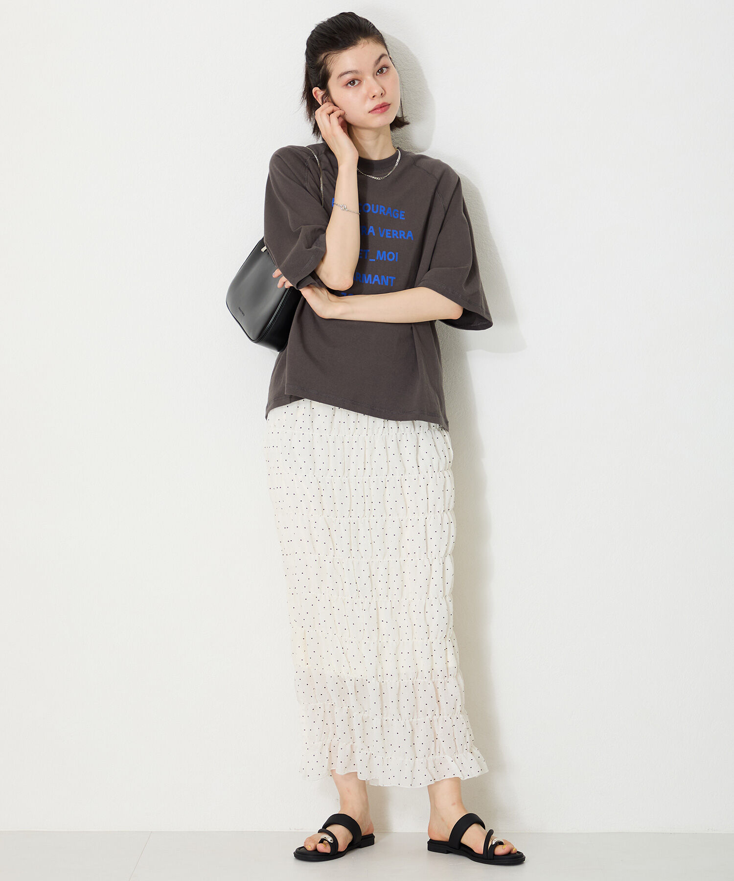 ORiental TRaffic「メタルパーツ&times;パデットベルトトングサンダル/51238 トレンド 人気 再入荷」|サンダル|