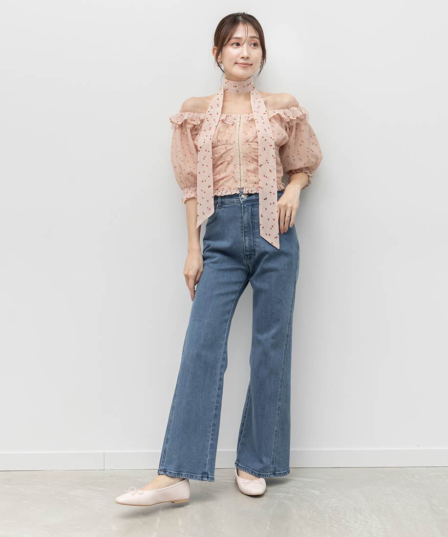  「軽量 スクエアトゥフラットパンプス」|パンプス|