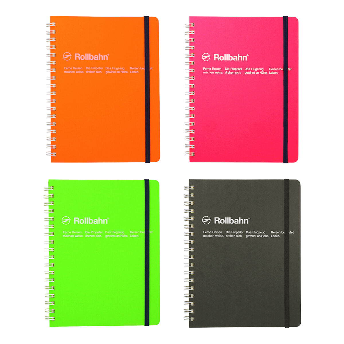 Rollbahn「【直営店限定】ロルバーン ポケット付きメモ ネオン L」|ステーショナリー|