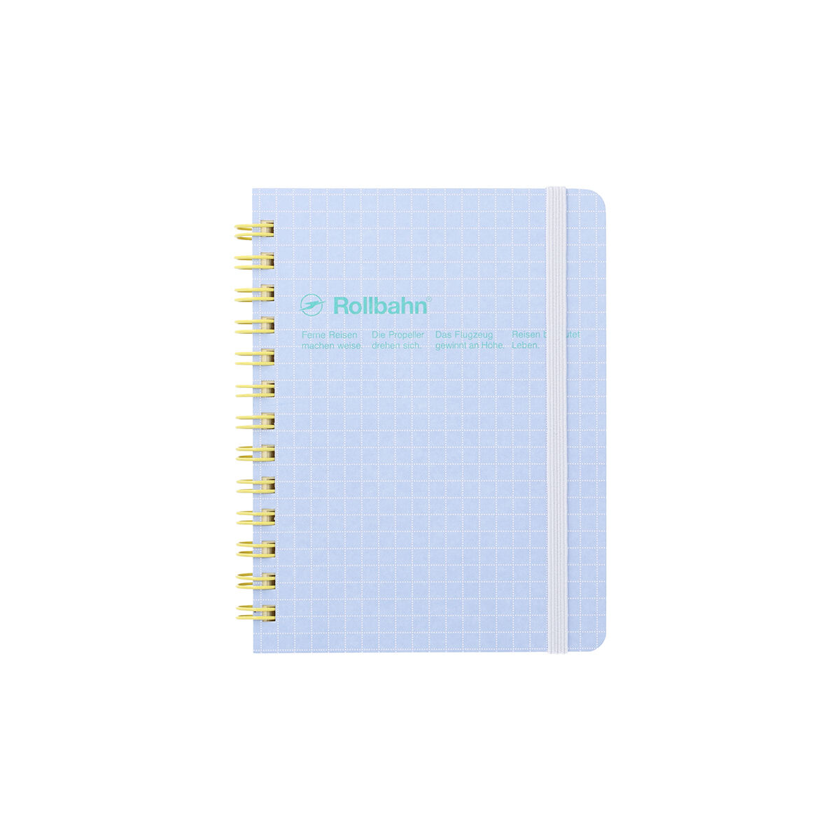 Rollbahn「ロルバーン ポケット付メモ スコラ M」|ステーショナリー|ライトブルー