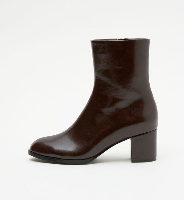 ODETTE E ODILE「＜SY＞ ラウンド ショートブーツ60&uarr;」|ショートブーツ|DK.BROWN