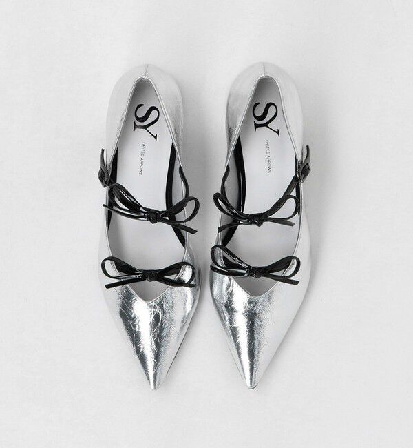 ODETTE E ODILE「＜SY＞ ポインテッド ダブル リボン パンプス40&uarr;」|パンプス|