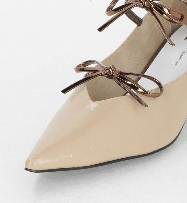 ODETTE E ODILE「＜SY＞ ポインテッド ダブル リボン パンプス40&uarr;」|パンプス|