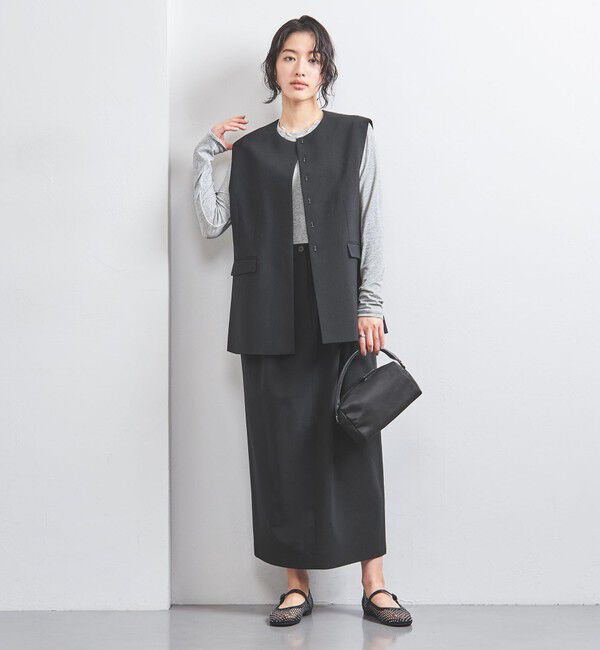 UNITED ARROWS「サスペンダー スカート」|スカート|