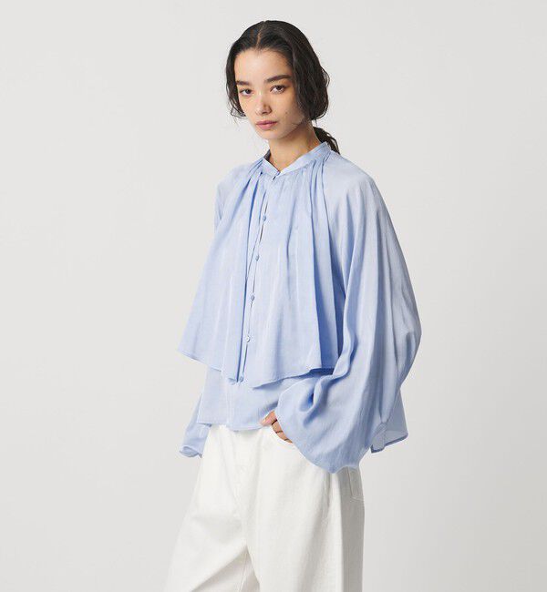 AEWEN MATOPH「＜AEWEN MATOPH＞スカーフ ラグランブラウス ‐ウォッシャブル‐」|シャツ・ブラウス|