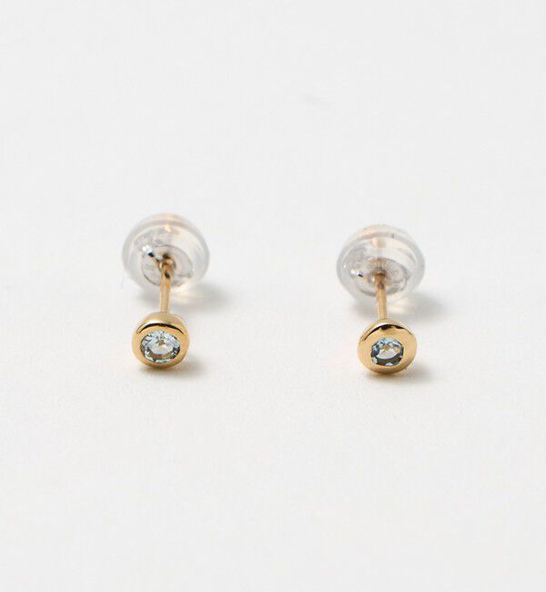 UNITED ARROWS「【別注】＜les bonbon＞K10 ESSENCE ピアス」|ピアス|LT.BLUE