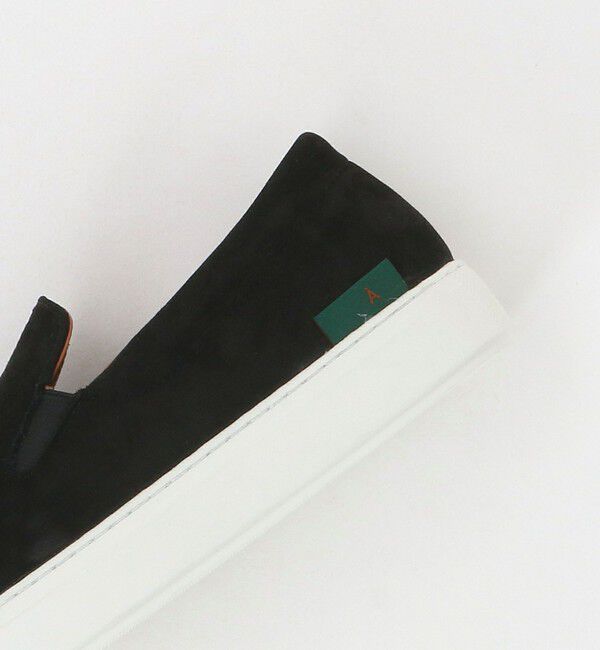 UNITED ARROWS「＜hALON＞ヌバック スリッポン スニーカー」|スニーカー|