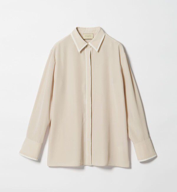 UNITED ARROWS「バイカラー レギュラーシャツブラウス」|シャツ・ブラウス|