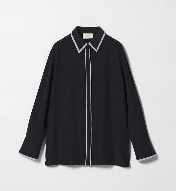 UNITED ARROWS「バイカラー レギュラーシャツブラウス」|シャツ・ブラウス|