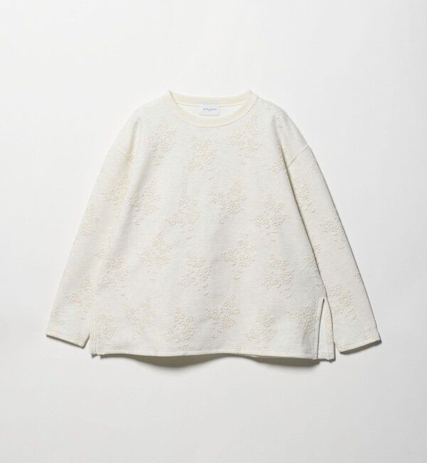 UNITED ARROWS「フラワー ジャガード スウェット」|スウェット・ジャージ|