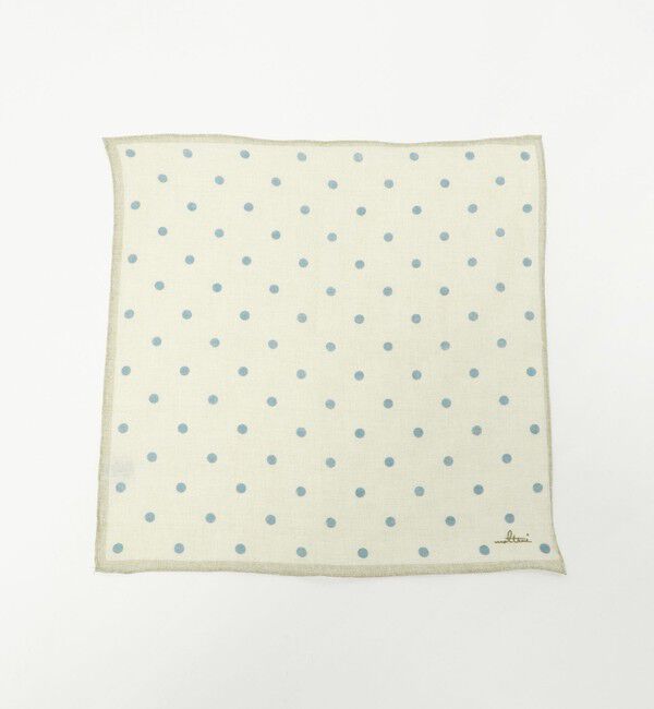 UNITED ARROWS「＜molteni＞ ドットプリント ポケットチーフ」|ハンカチ|