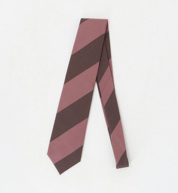 UNITED ARROWS「カラー ワイド レジメンタル ネクタイ」|ネクタイ・蝶ネクタイ|PINK