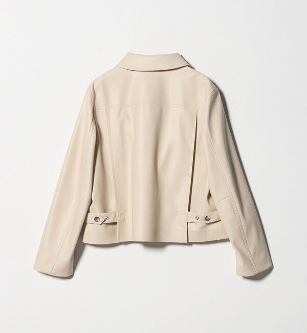 UNITED ARROWS「レザーライク ショートブルゾン」|ブルゾン・スタジャン|