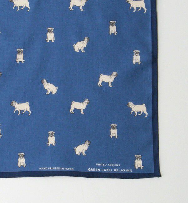 UNITED ARROWS green label relaxing「GLR シーアイランド パグ ハンカチ」|ハンカチ|