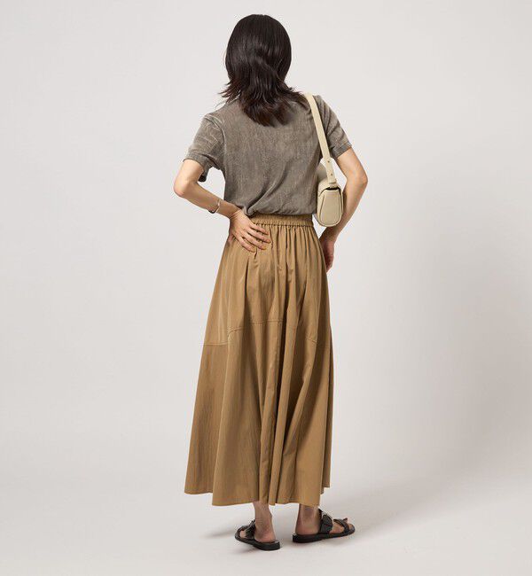 UNITED ARROWS green label relaxing「ボリューム ギャザー スカート」|フレア|