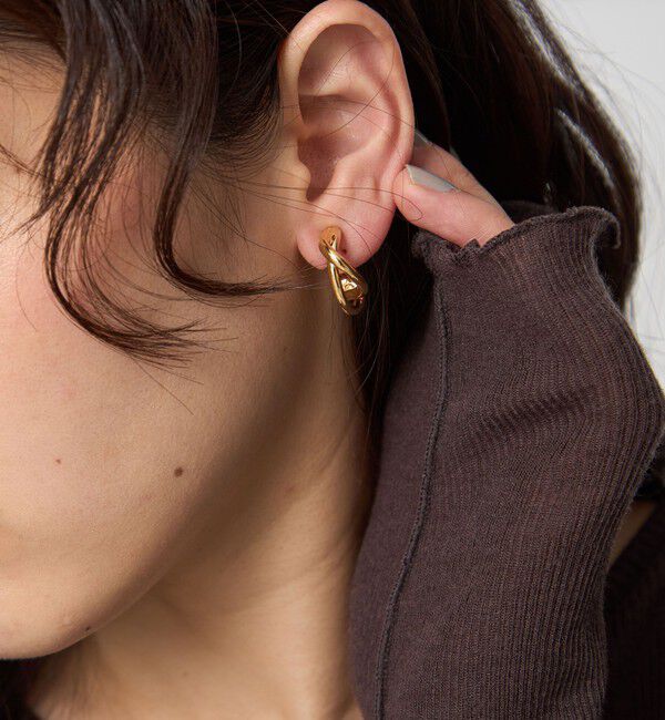 UNITED ARROWS green label relaxing「ツイストフープ イヤリング 2」|イヤリング|