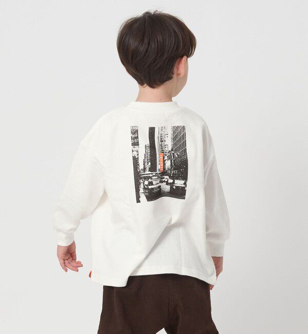 UNITED ARROWS green label relaxing「＜UNIVERSAL OVERALL＞フォトプリント プルオーバー / キッズ  100cm-130cm」|Tシャツ・カットソー|