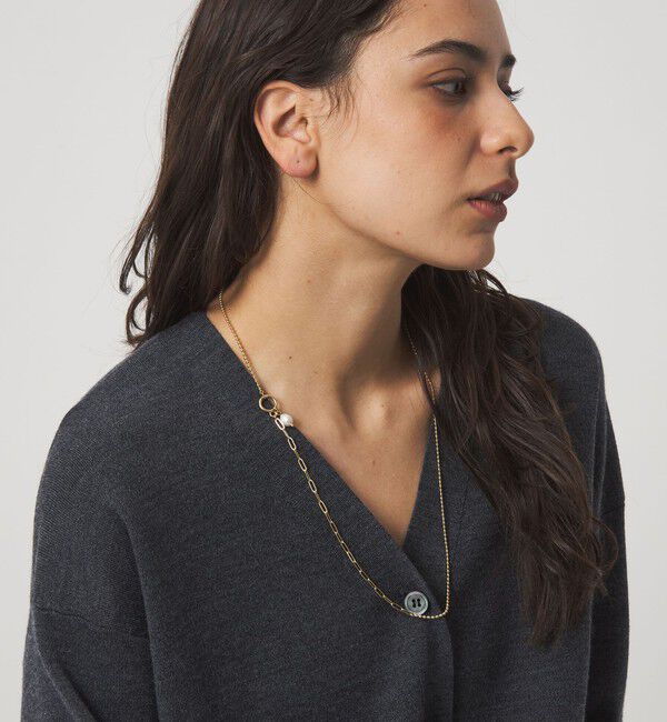 UNITED ARROWS green label relaxing「淡水パール ボールコンビ ネックレス」|ネックレス|