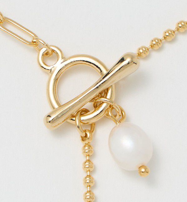 UNITED ARROWS green label relaxing「淡水パール ボールコンビ ネックレス」|ネックレス|