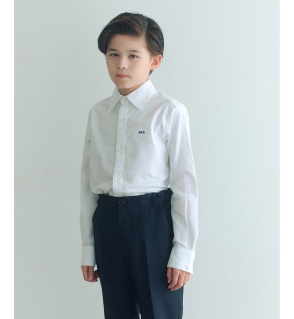 UNITED ARROWS green label relaxing「オックスシャツ / キッズ 140cm-160cm」|シャツ・ブラウス|OFF WHITE