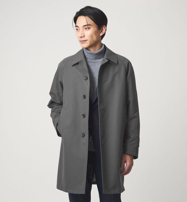 A+ Pミノテック 2WAY ステンカラーコート -撥水・防風・保温・吸湿発熱