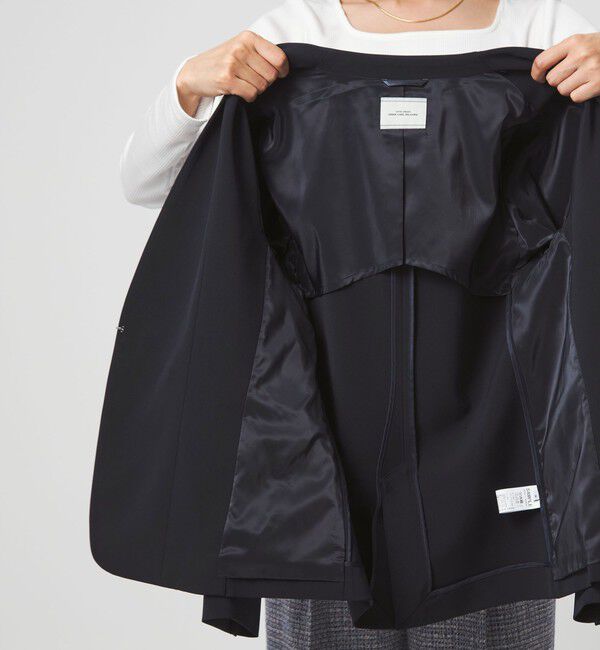 UNITED ARROWS green label relaxing「［size SHORTあり］パウドレ ノーラペル ジャケット ウォッシャブル ストレッチ」|ノーカラージャケット|