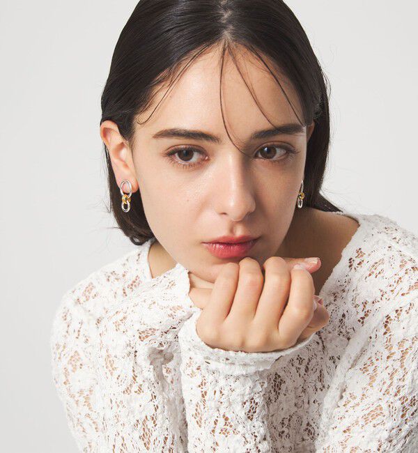 UNITED ARROWS green label relaxing「＜anisotea＞Two イヤリング」|イヤリング|