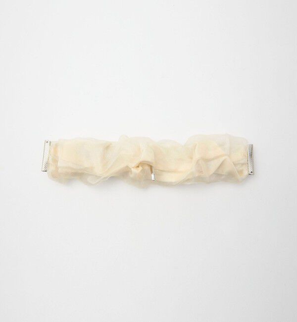 UNITED ARROWS green label relaxing「【WEB限定】チュール ヘアカフ（無地）クラップカフ / ポニーフック / フックポニー」|ヘアゴム・シュシュ|