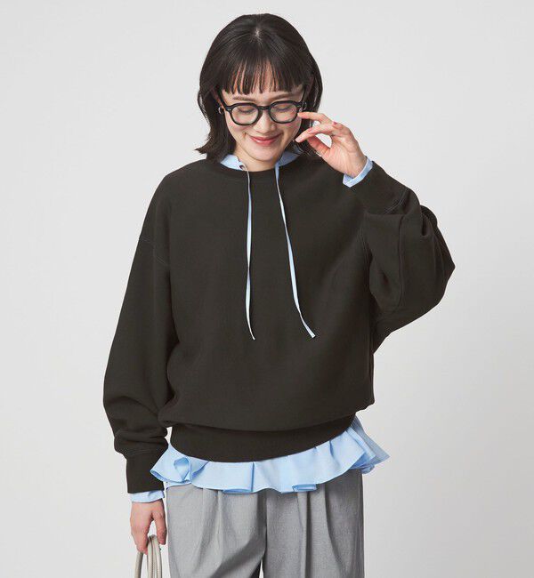 UNITED ARROWS green label relaxing「［size SHORTあり］フォルム クルー スウェット」|スウェット・ジャージ|