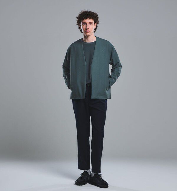 UNITED ARROWS green label relaxing「DICROS ポリエステル ツイル 1プリーツ W2 ユーティリティパンツ -ストレッチ・撥水-」|チノ|