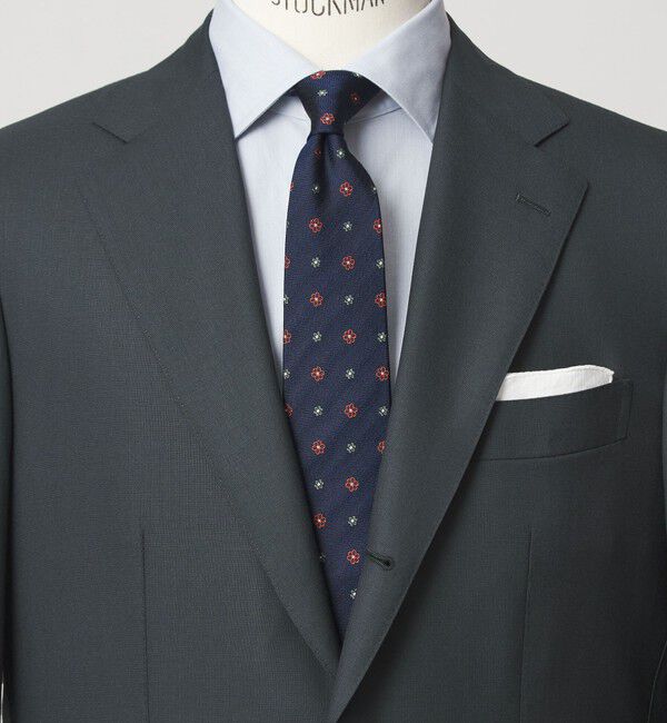 UNITED ARROWS green label relaxing「GLR シルク1 8.0cm コモン2 ネクタイ」|ネクタイ・蝶ネクタイ|NAVY