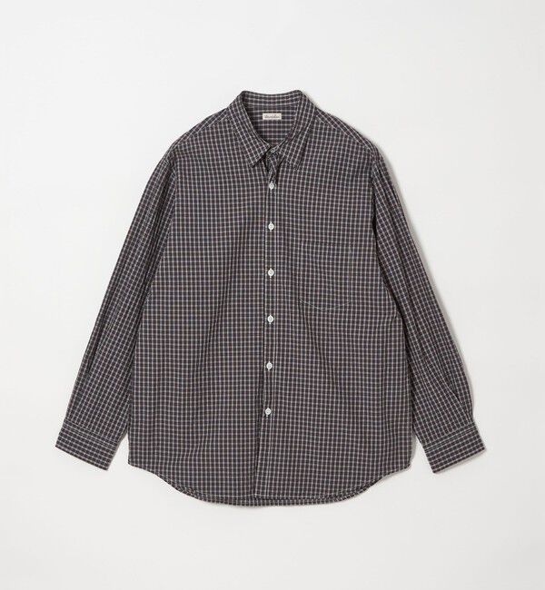 STEVEN ALAN「＜Steven Alan＞ スモーキー チェック リバースシーム シャツ LOOSE」|シャツ・ブラウス|