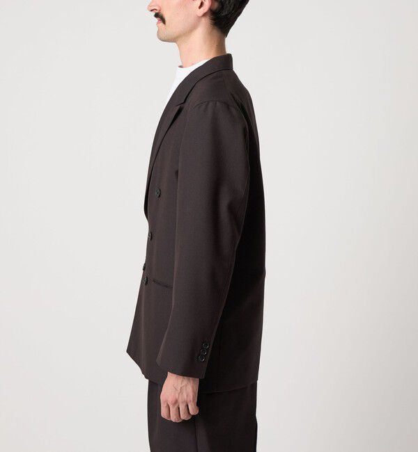 Steven Alan＞ ウール オックスフォード ダブルブレステッド 6B