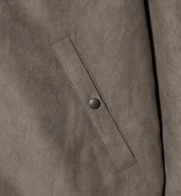 BEAUTY&YOUTH UNITED ARROWS「【WEB限定 WARDROBE SMART】スエードライク リブ ブルゾン」|ブルゾン・スタジャン|