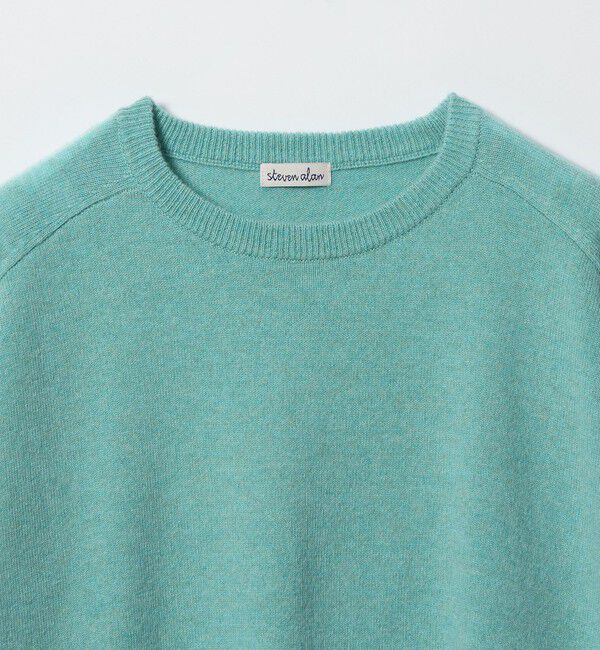 STEVEN ALAN「＜Steven Alan＞ウール カシミヤ サドルショルダー ニット」|ニット・セーター|