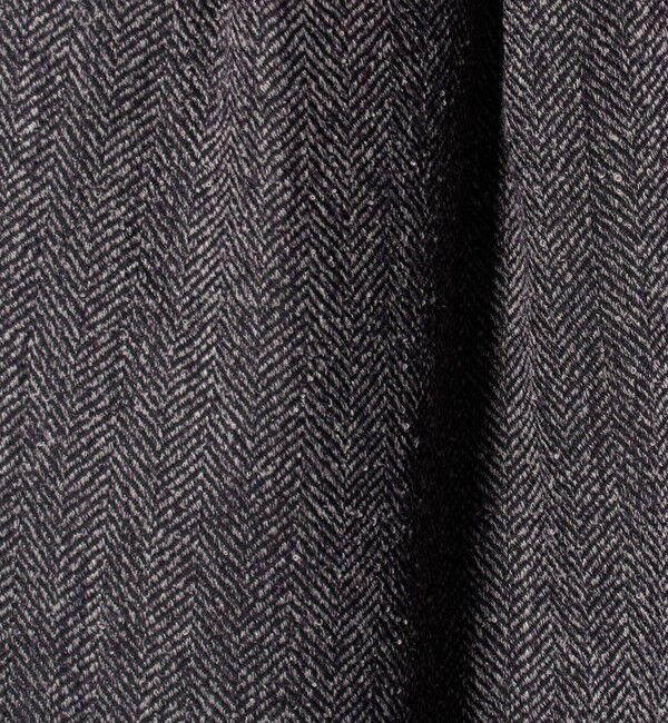 BEAUTY&YOUTH UNITED ARROWS「【WEB限定】裏起毛ヘリンボーン タックワイドパンツ ウォッシャブル」|チノ|