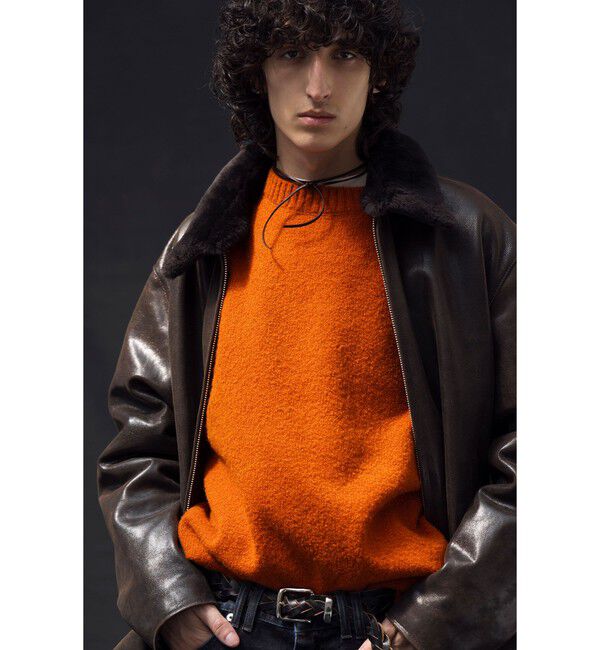 MONKEY TIME「ゴート ムートンカラー ジップ ジャケット」|その他|