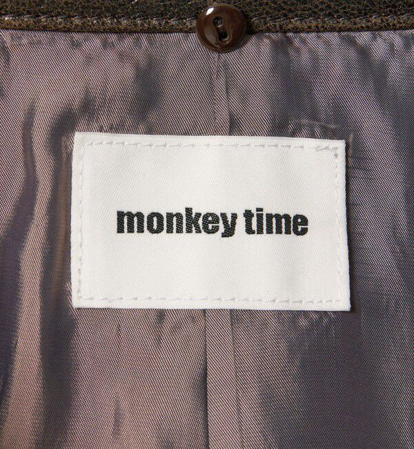 MONKEY TIME「ゴート ムートンカラー ジップ ジャケット」|その他|