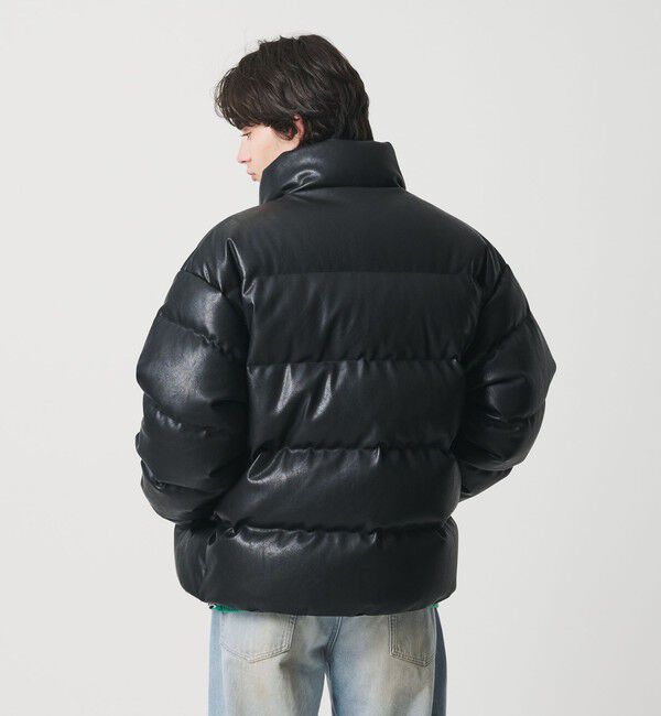 MONKEY TIME「レザーライク ダウン ジャケット」|その他|