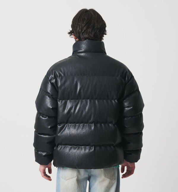 MONKEY TIME「レザーライク ダウン ジャケット」|その他|