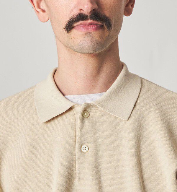 STEVEN ALAN「＜Steven Alan＞ T/C ミラノリブ ポロカラー ニット」|ニット・セーター|