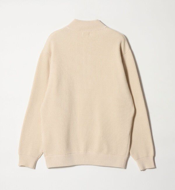 STEVEN ALAN「＜Steven Alan＞ T/C 9G アゼ ハーフジップ ドライバーズ ニット」|ニット・セーター|